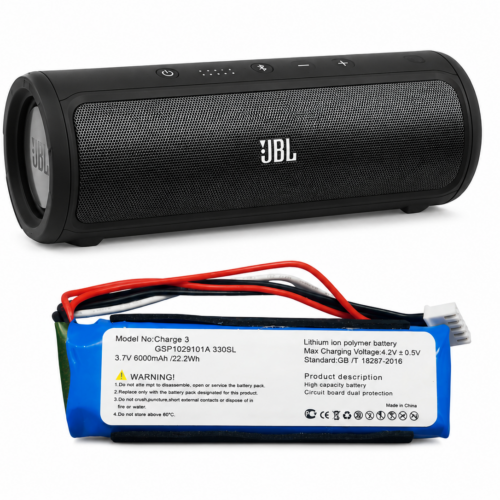 BATERIA P/ PARLANTE JBL CHARGE2 / 3.7V 6AH / N° DE PARTE: GSP1029101A - Image 5